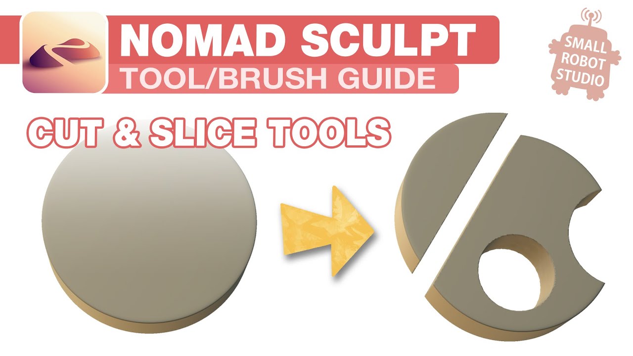 Nomad Sculpt: Cut & Slice Tools (1.37 New Trim Features)