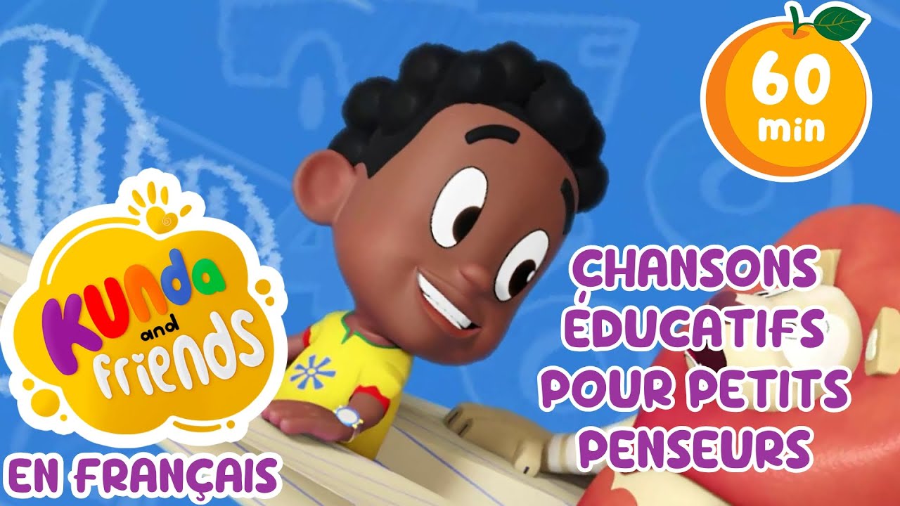 Chansons éducatifs pour petits penseurs - Kunda et ses amis comptines pour enfants.
