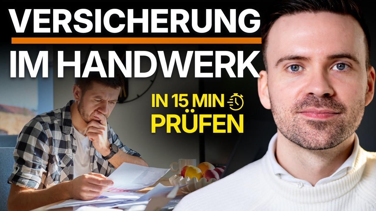 In 15 Minuten wissen, ob deine Versicherungen dich als Handwerksbetrieb wirklich schützen
