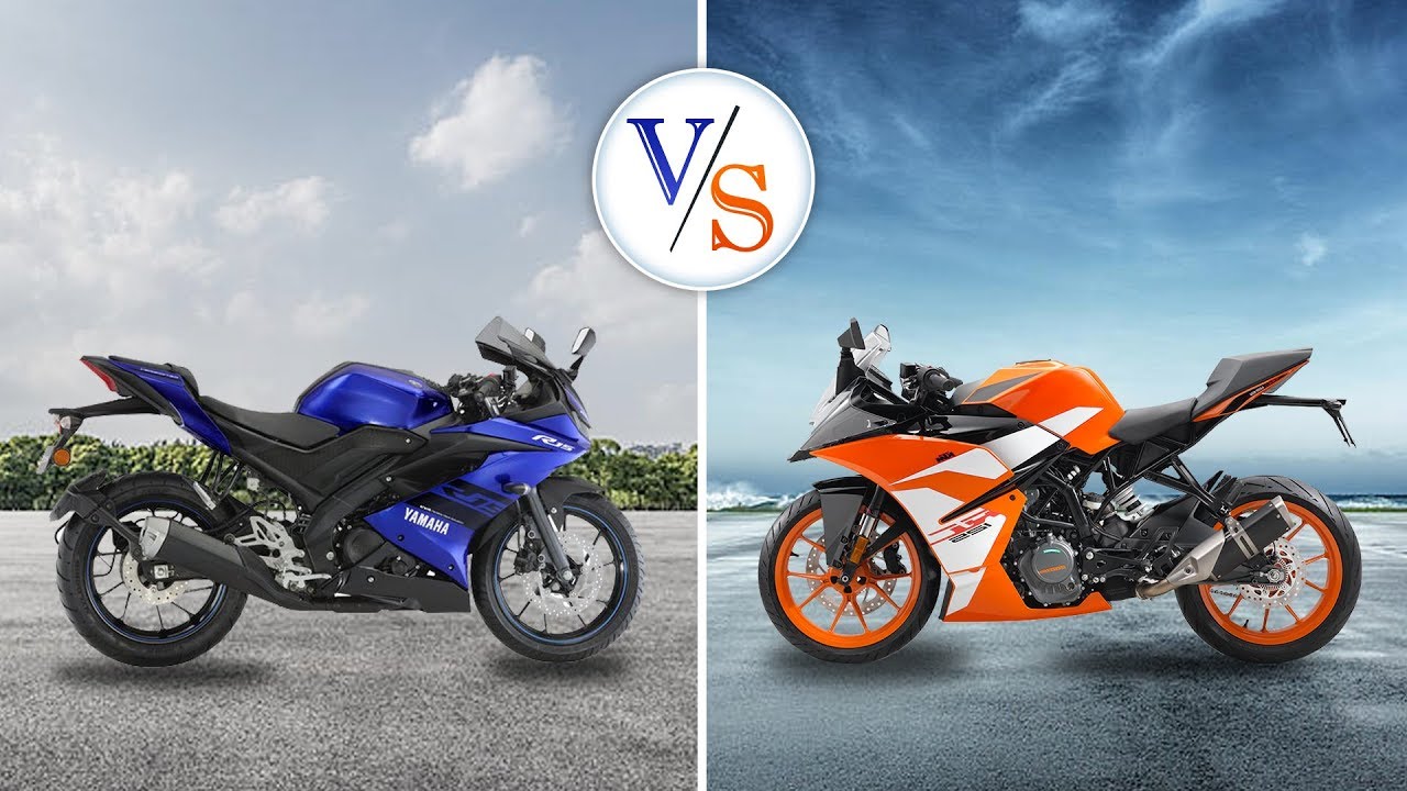 Yamaha R15 V3 против KTM RC125 | какой спортивный велосипед купить?