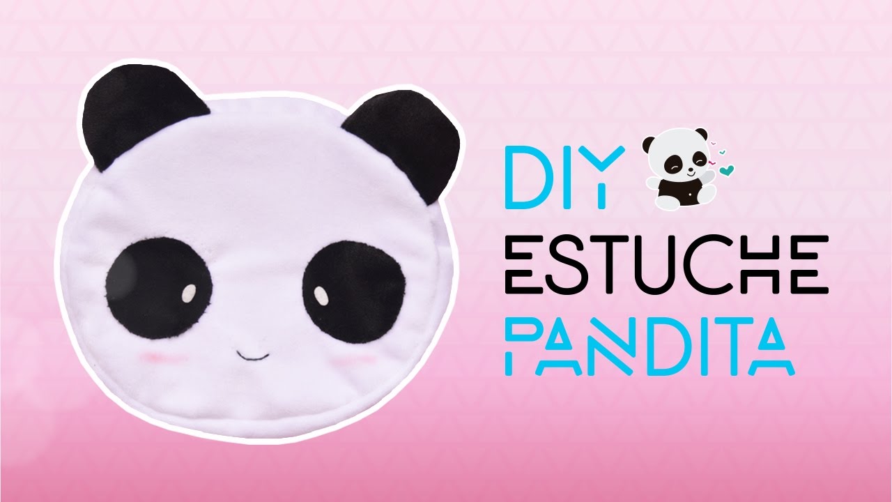 DIY ~ ESTUCHE DE MAQUILLAJE de PANDITA♡ KAWAII 