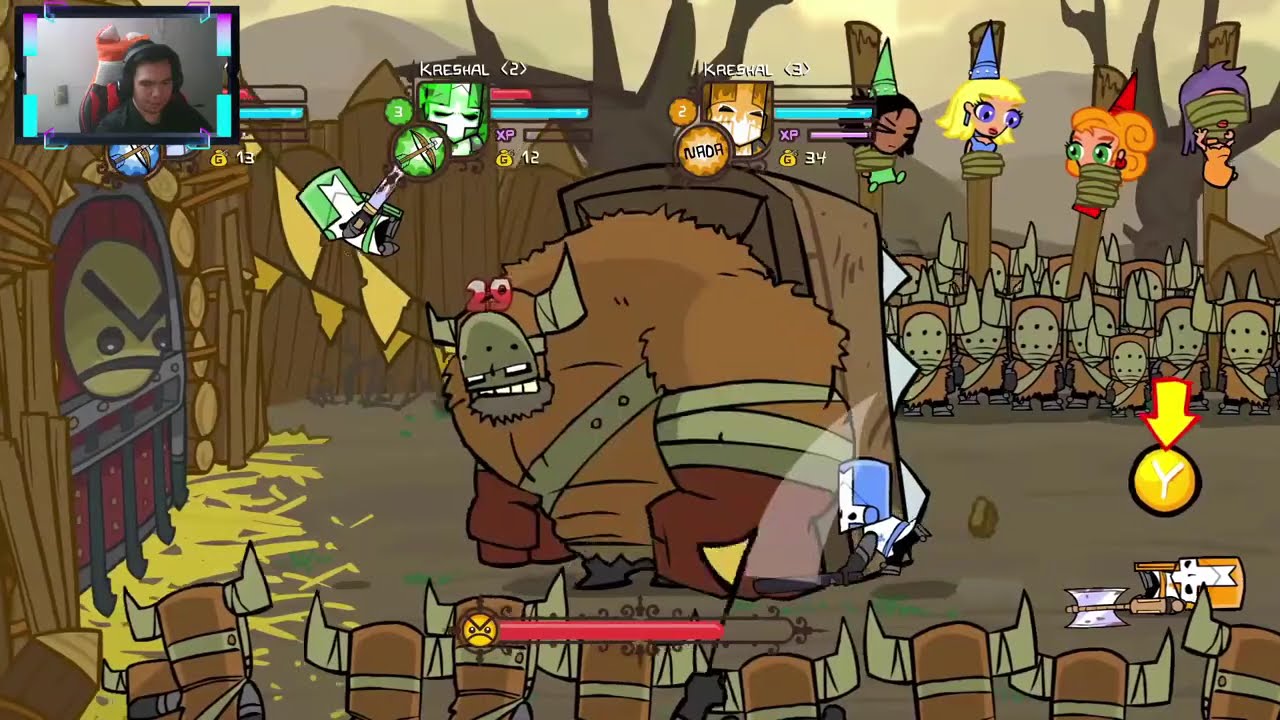Jugando de Chill Castle Crashers