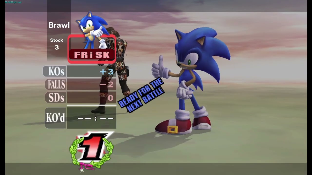 FRiSK (Sonic) vs Hinkage (Snake) - Mushi League - TST vs XF - SSBB #ssbb #Sonic #snake #smashbros