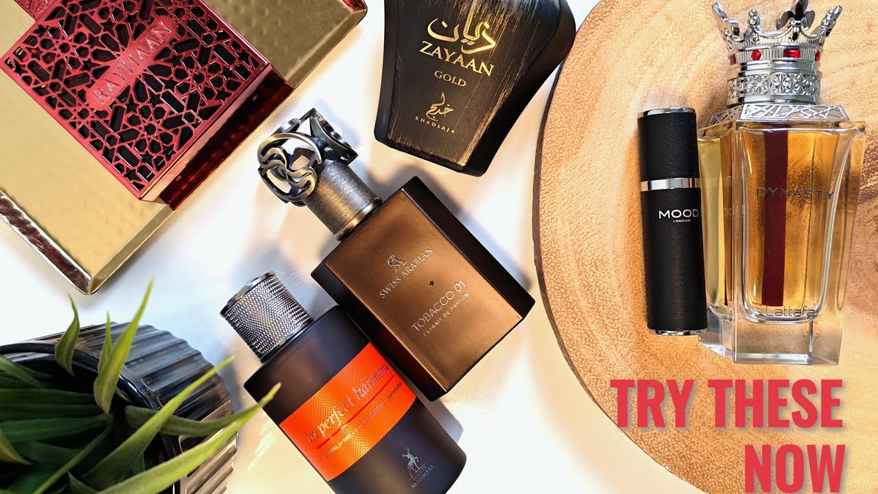 BEST Fragrance HAUL 5 scents + BONUS to try NOW. Zayaan Dynasty, Amber, Tobacco,  Rayhaan, Habiscus