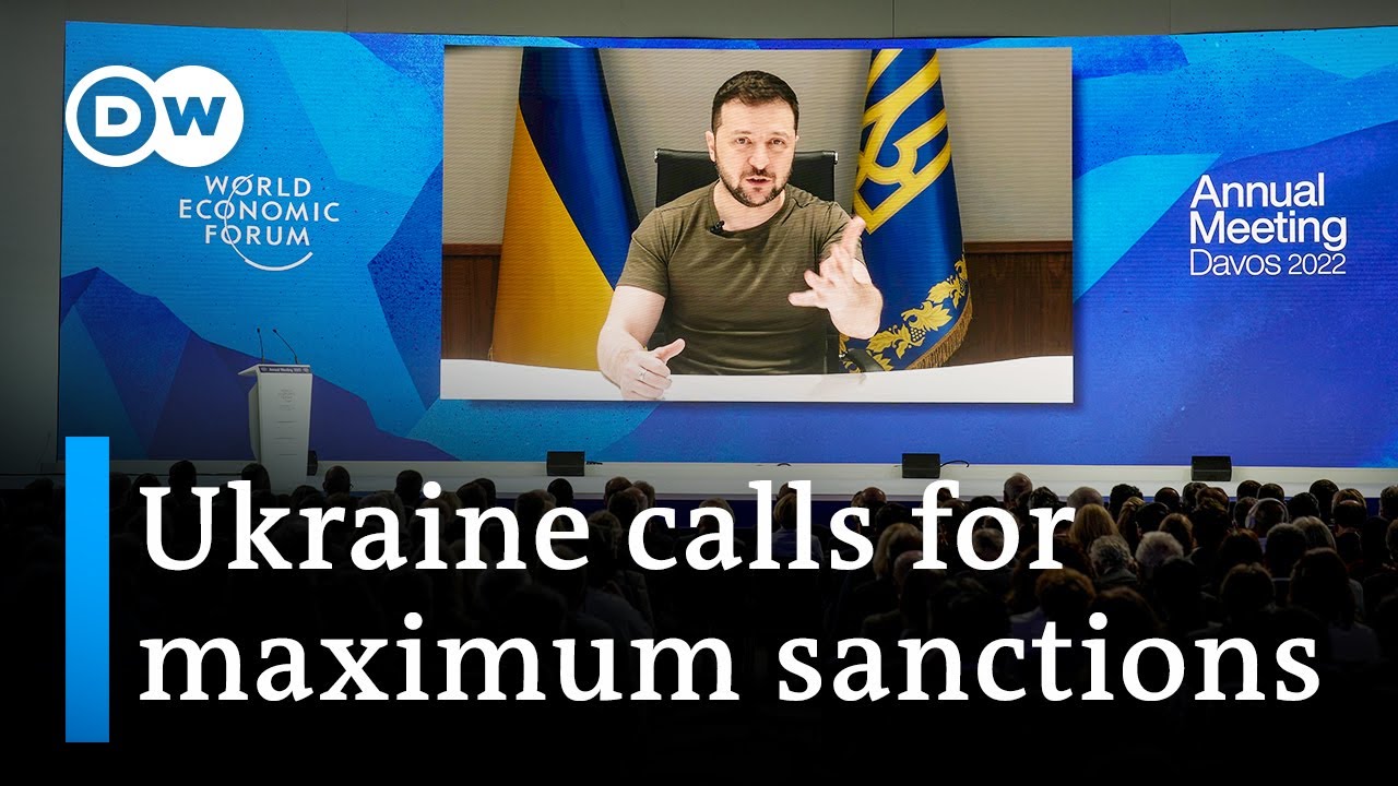 Ukrainian President Zelenskyy speaks at World Economic Forum in Davos | DW News