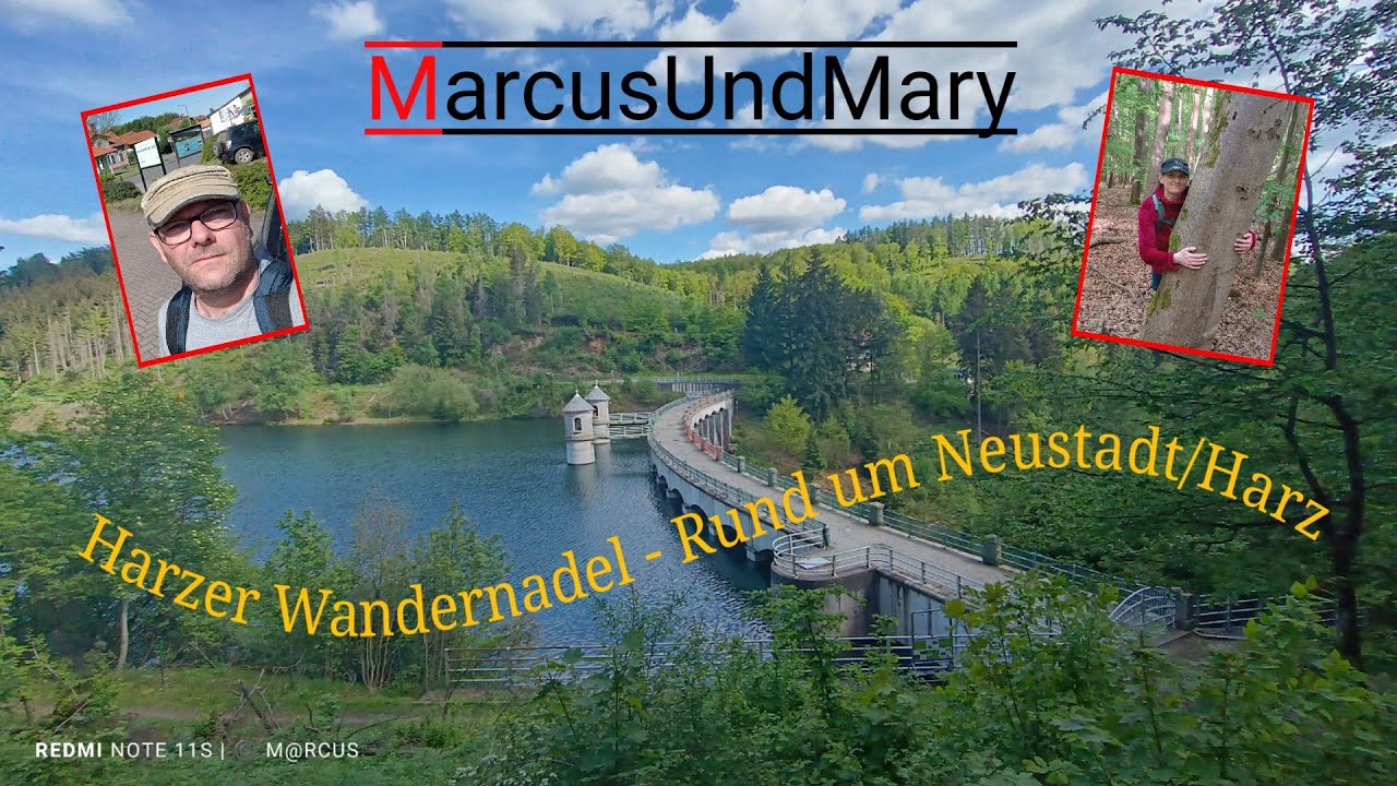 Wanderung HarzerWanderNadel   Holz Dampflok, Ebersburg, Neustädter Talsperre, Burgruine Hohnstein
