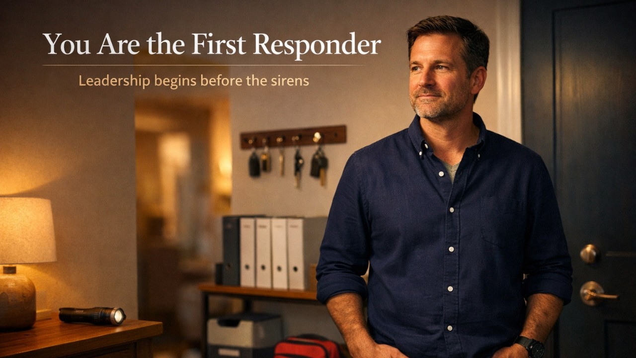 You Are the First Responder (Yes, Even Before Coffee)