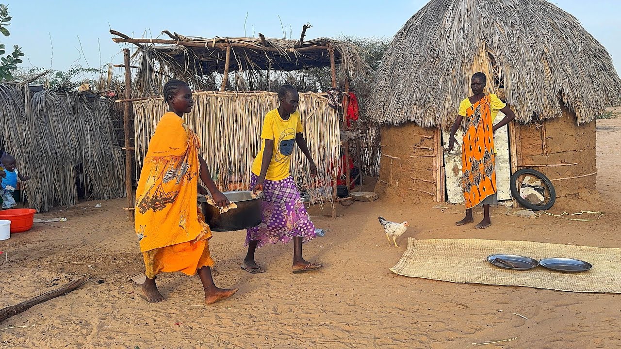Village Women Cook Mouthwatering Fish Jollof Rice 🍲 | African Outdoor Cooking