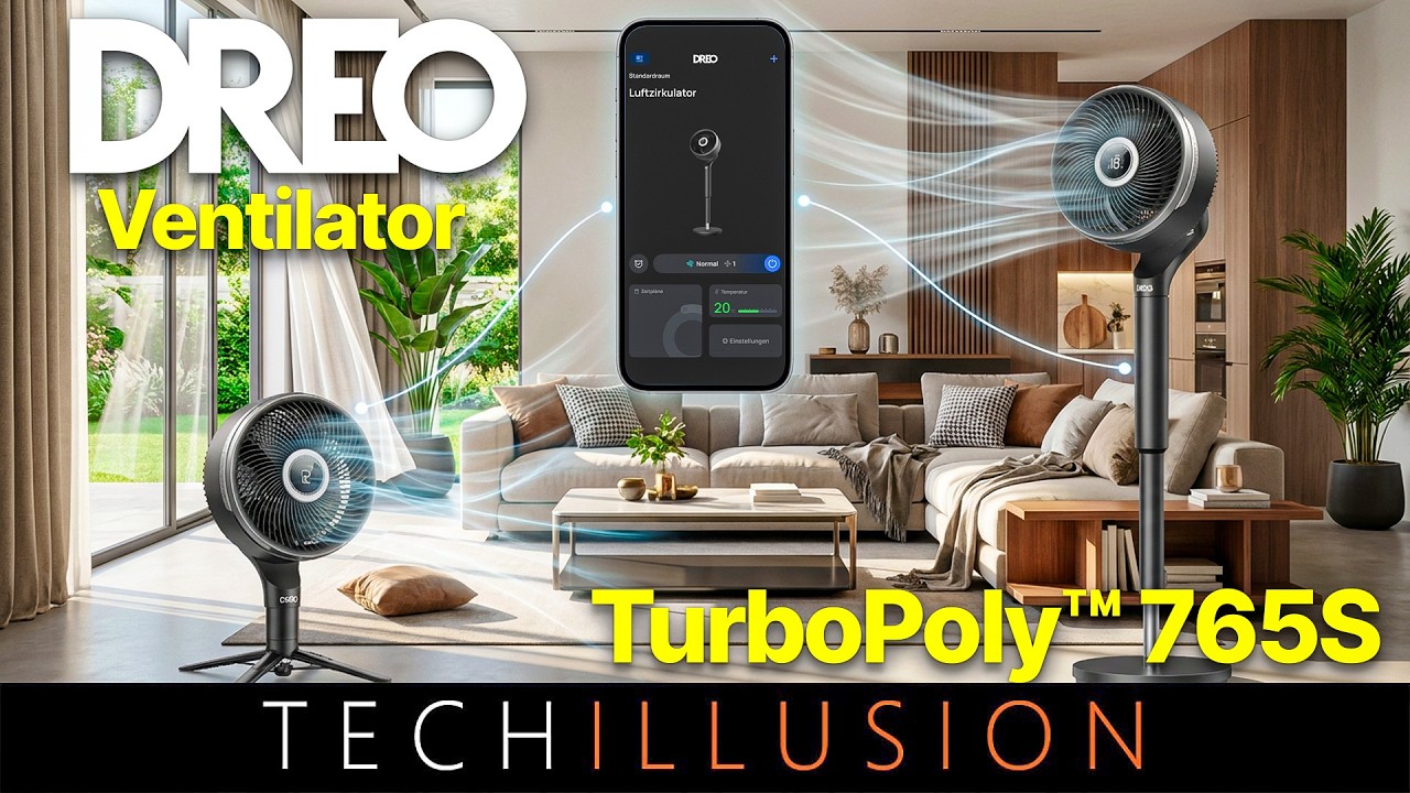 🔥DREO TurboPoly&trade; Fan 765S: Der BESTE Smart-Ventilator mit 3D-Luftstrom in 2026😱 Test +VERLOSUNG🎁