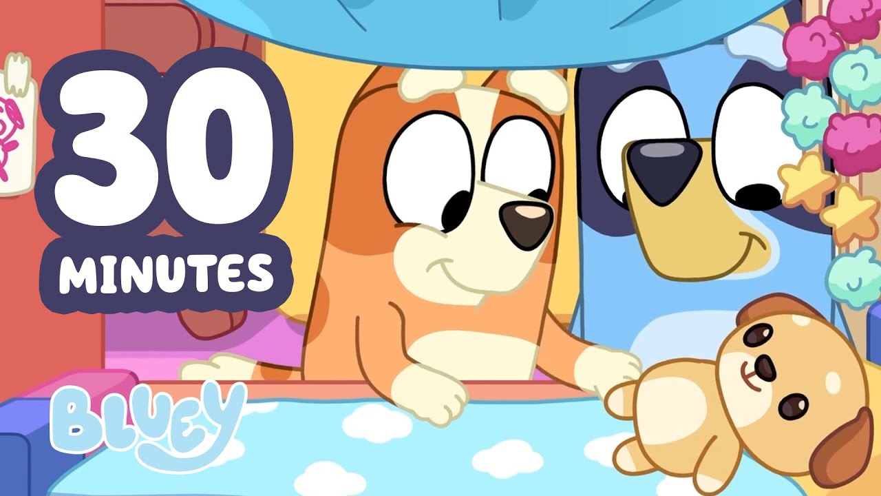 30 MINUTES of Bluey Games for Rainy Days 🌧️ 😊 | Bluey