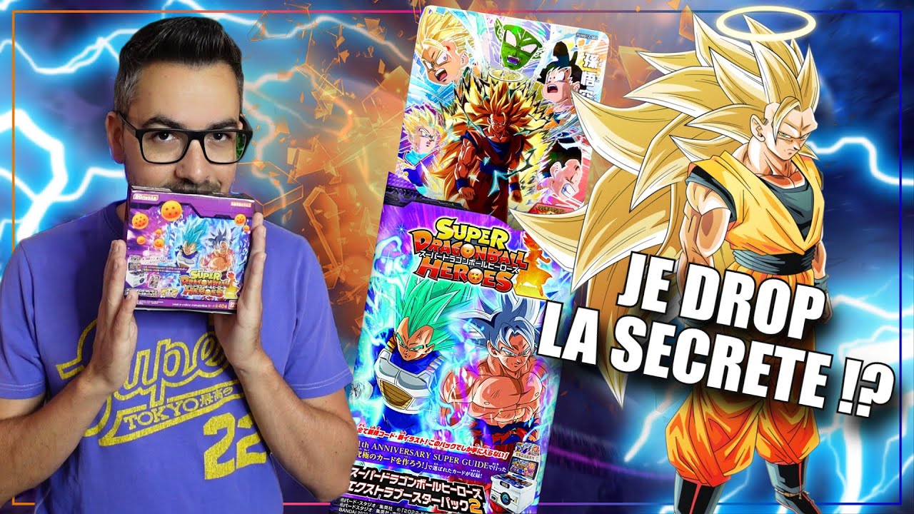 😍😱1 DISPLAY POUR DROPER L'UNE DES PLUS BELLES CARTES SECRETES !! 🤞 PUMS12 SUPER DRAGON BALL HEREOS