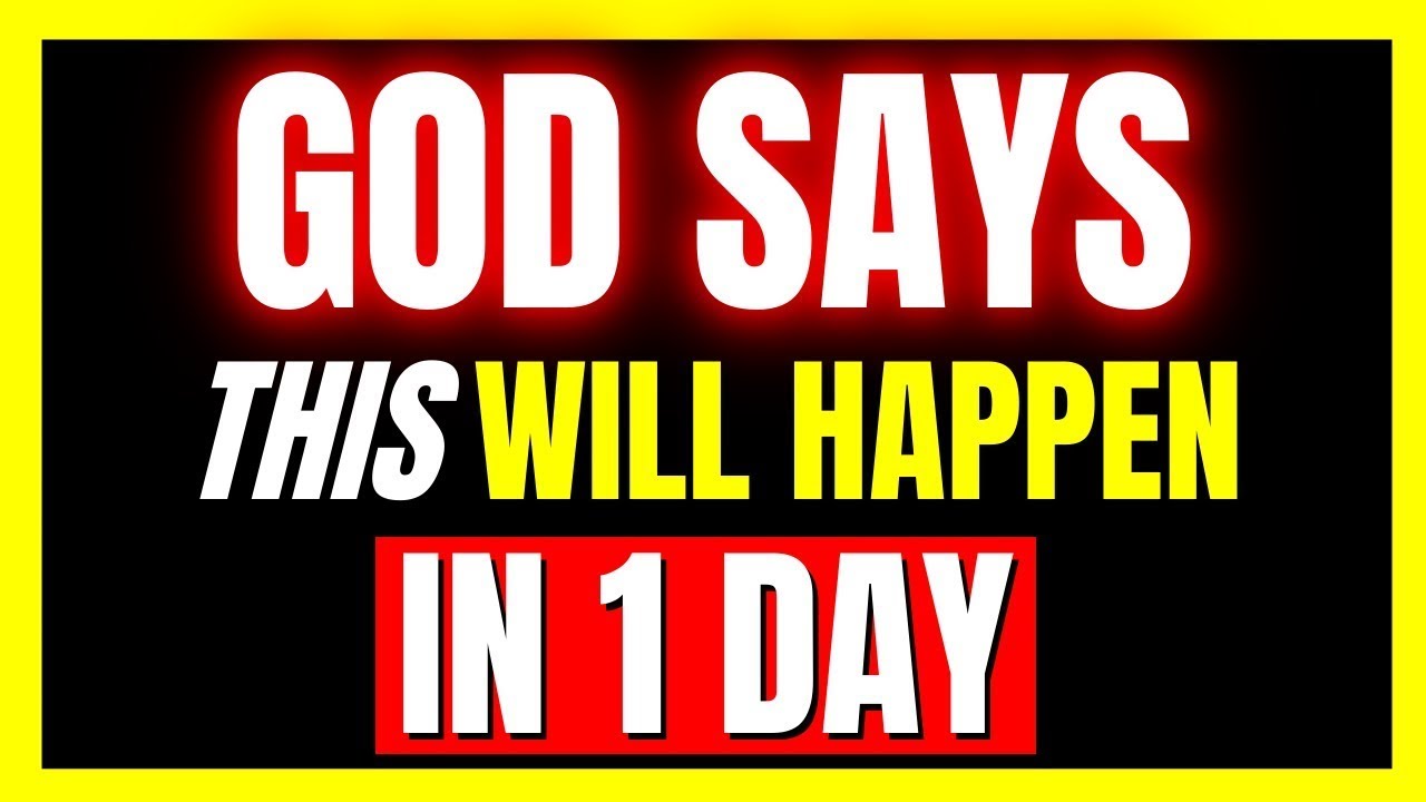 God Message For You: THIS IS COMING IN 1 DAY | Urgent Message To You