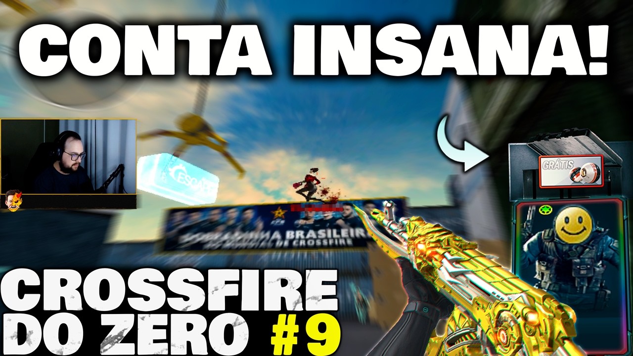 RUMO AO BARRINHA! 🚀 MINHA NOVA CONTA DO CROSSFIRE ESTÁ FICANDO INSANA! 😱