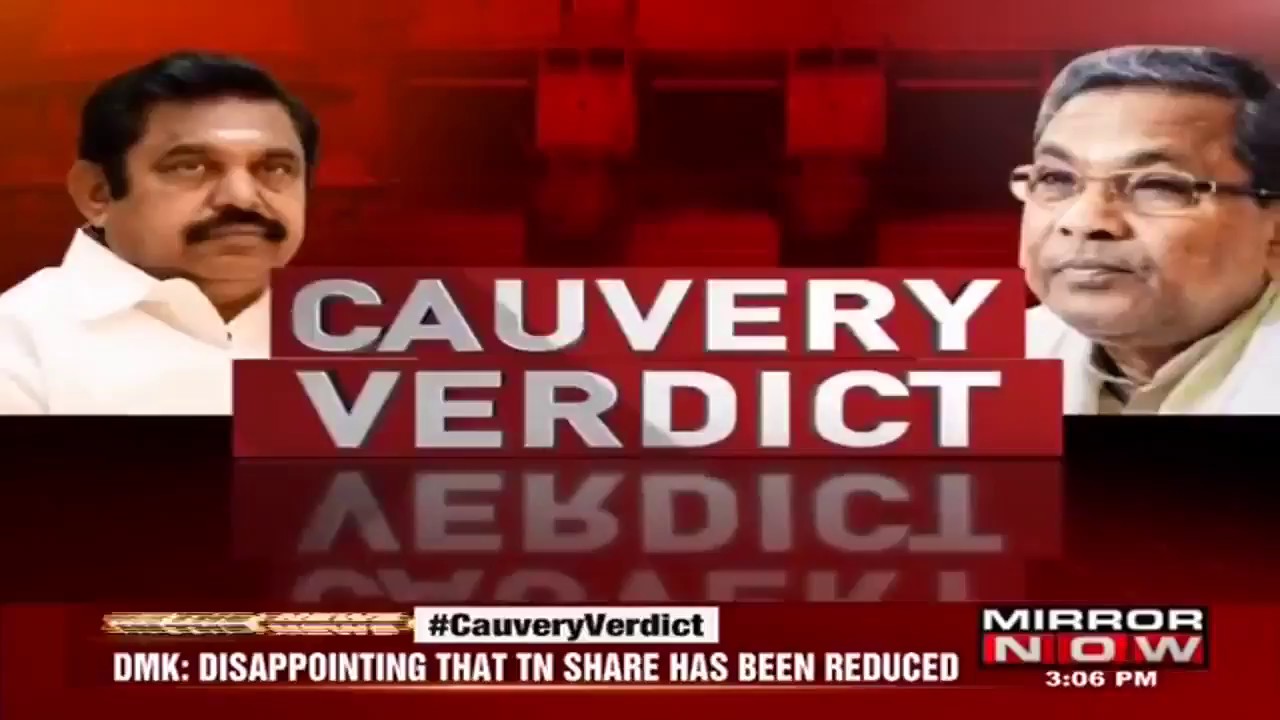 Politicians React On The Cauvery Water Dispute Verdict
