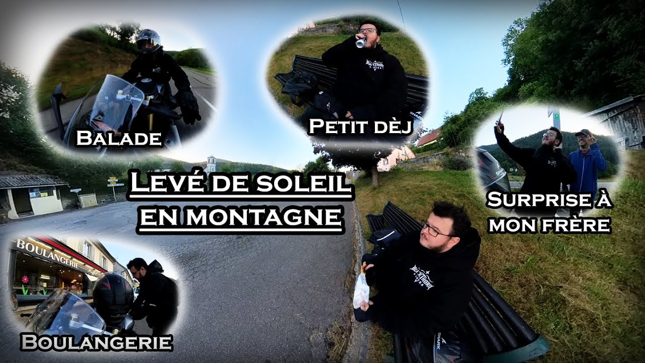[MrShaoling] Moto &ndash; Lev&eacute; de soleil en montagne ! Mon fr&egrave;re est pas loin, on le rejoint !