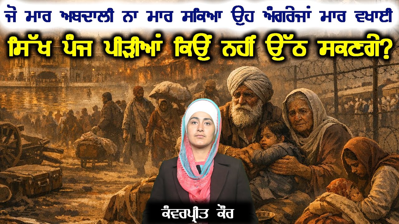 ਜੋ ਮਾਰ ਅਬਦਾਲੀ ਨਾ ਮਾਰ ਸਕਿਆ ਉਹ ਅੰਗਰੇਜ਼ਾਂ ਮਾਰ ਵਖਾਈ,  ਸਿੱਖ ਪੰਜ ਪੀੜ੍ਹੀਆਂ ਕਿਉਂ ਨਹੀਂ ਉੱਠ ਸਕਣਗੇ ?