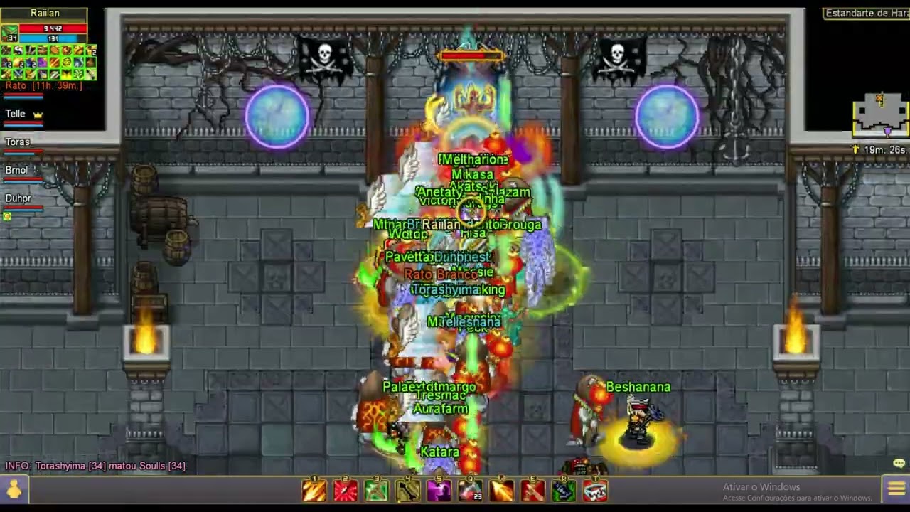 ATAQUE AO CASTELO T5 + sala do boss - BANANEIROS/ANCESTRAIS X EGIRLS - WARSPEAR ONLINE