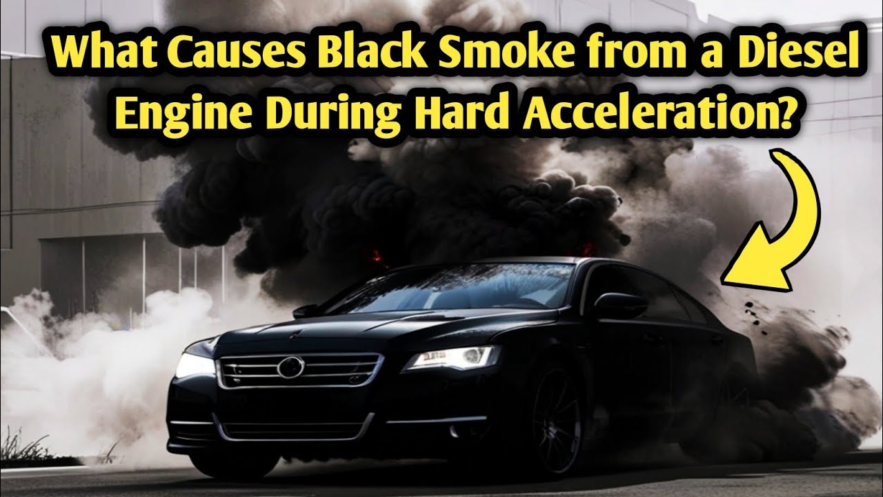 What Causes Black Smoke from a Diesel Engine During Hard Acceleration?