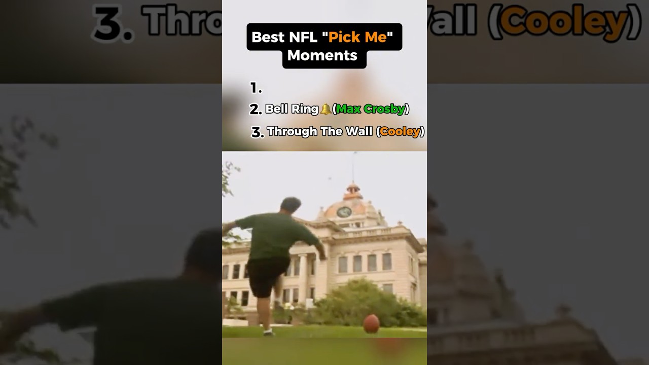 Who Remembers NFL "Pick Me" Moments 