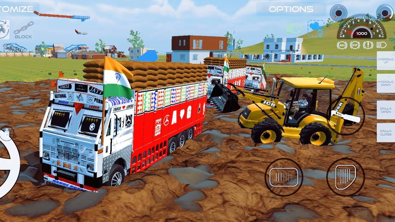 #video track off roading game 🎮#games #trinding #indiantractor3d #funny 
