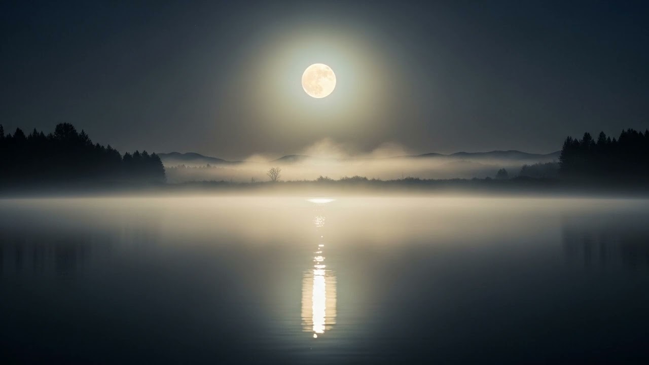 💤 Gentle Music for Rest | Quiet Lake at Night