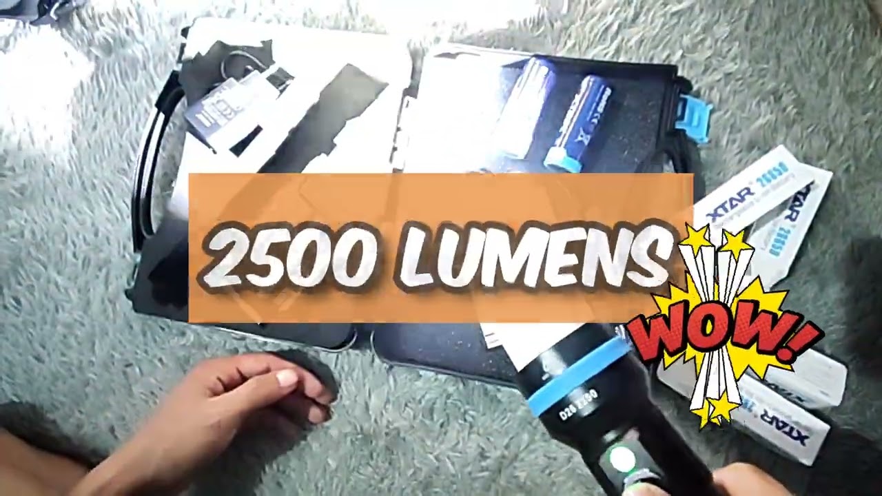 SENTER XTAR D26 2500. senter untuk trip malam. UNBOXING TIME!!!