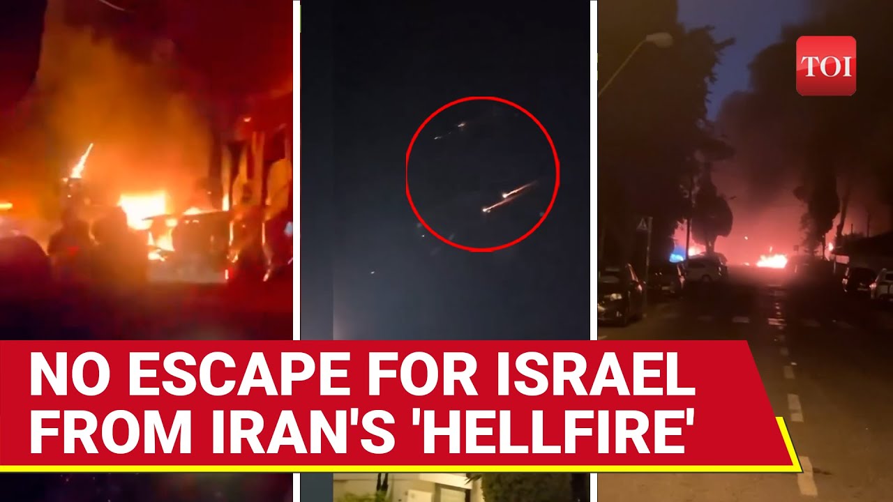 Iran 'TORCHES' Haifa, Tel Aviv, Jerusalem | 4th Wave Of Ballistic Missiles 'CRIPPLE' Iron Dome