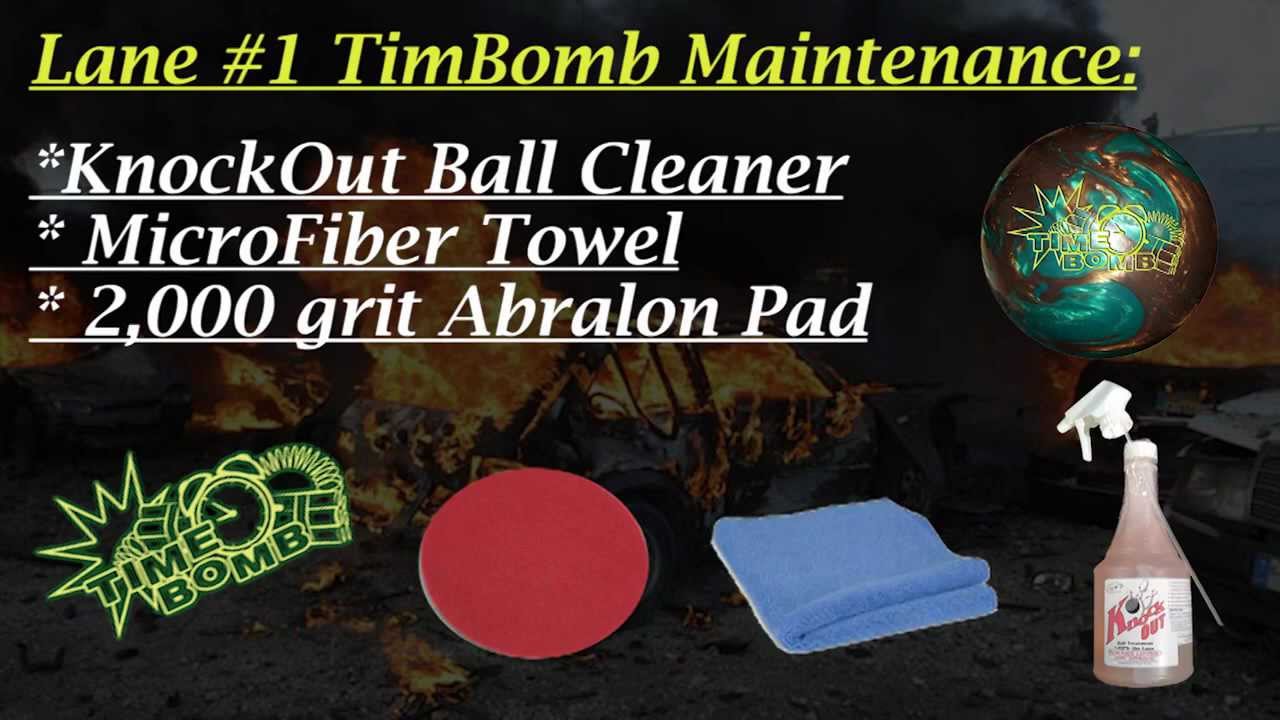 Lane 1 Time Bomb and Massacre Blue Death bowling balls by Gary Tutoli, BuddiesProShop.com
