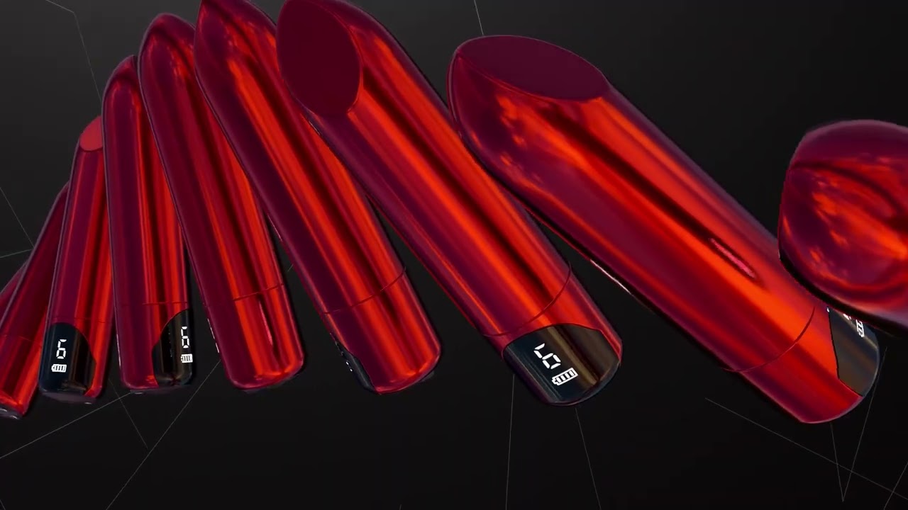 LCD lipstick vibrator