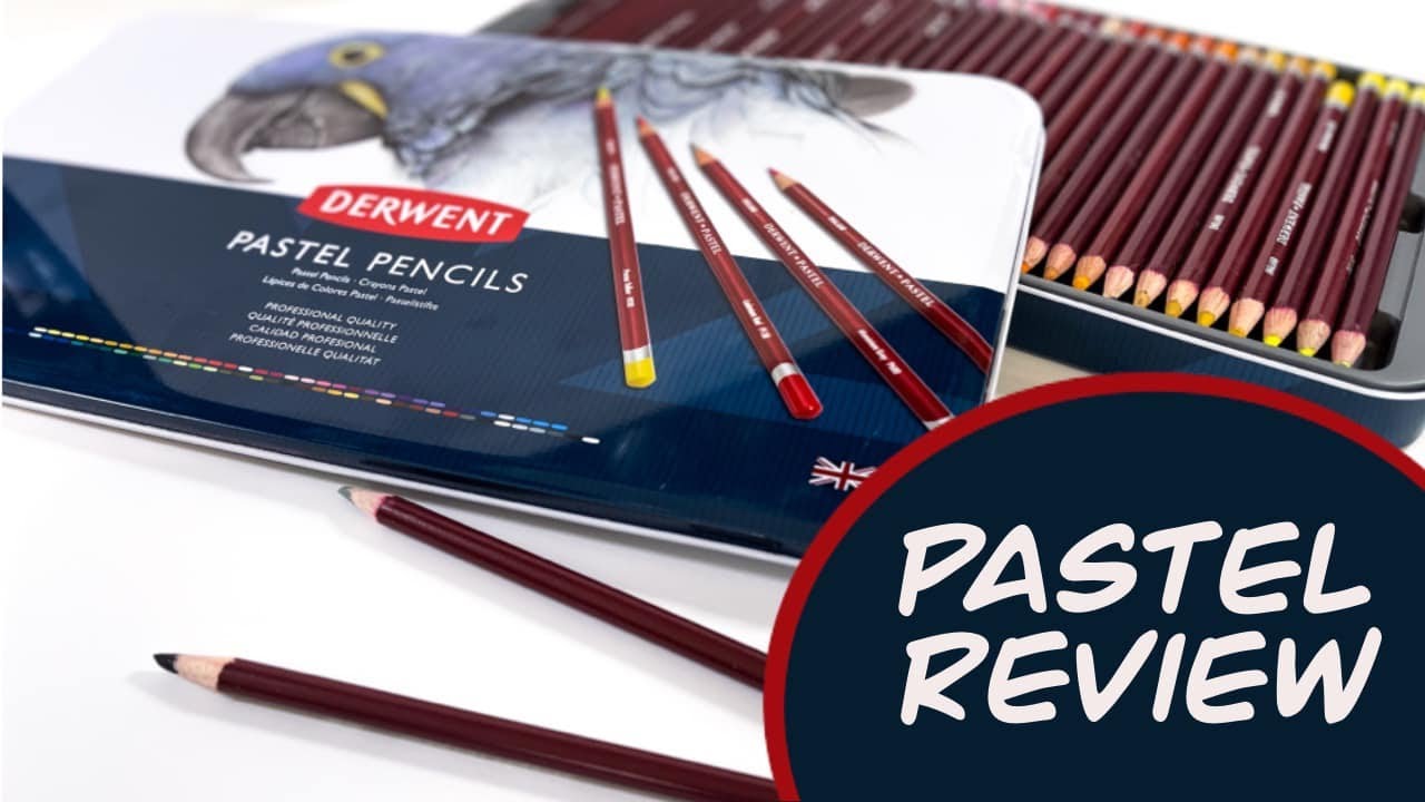 Derwent Pastel Pencil Review || Using Derwent Pastel Pencils for the first time.