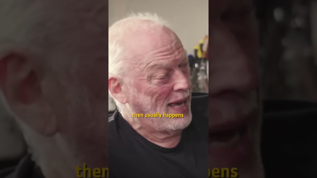 Гилмор рассказывает о гитарном соло в композиции Between Two Points.