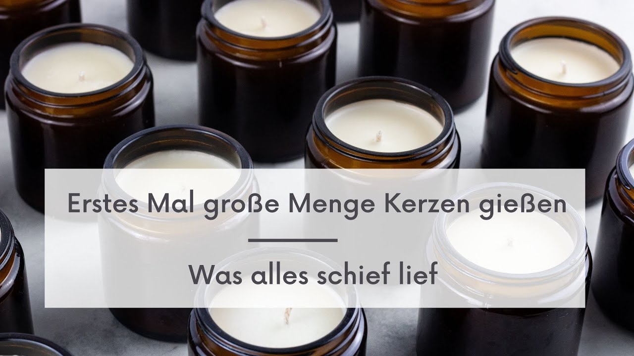 Erstes Mal gro&szlig;e Menge Kerzen gie&szlig;en I Was alles schief lief I Podcast Style