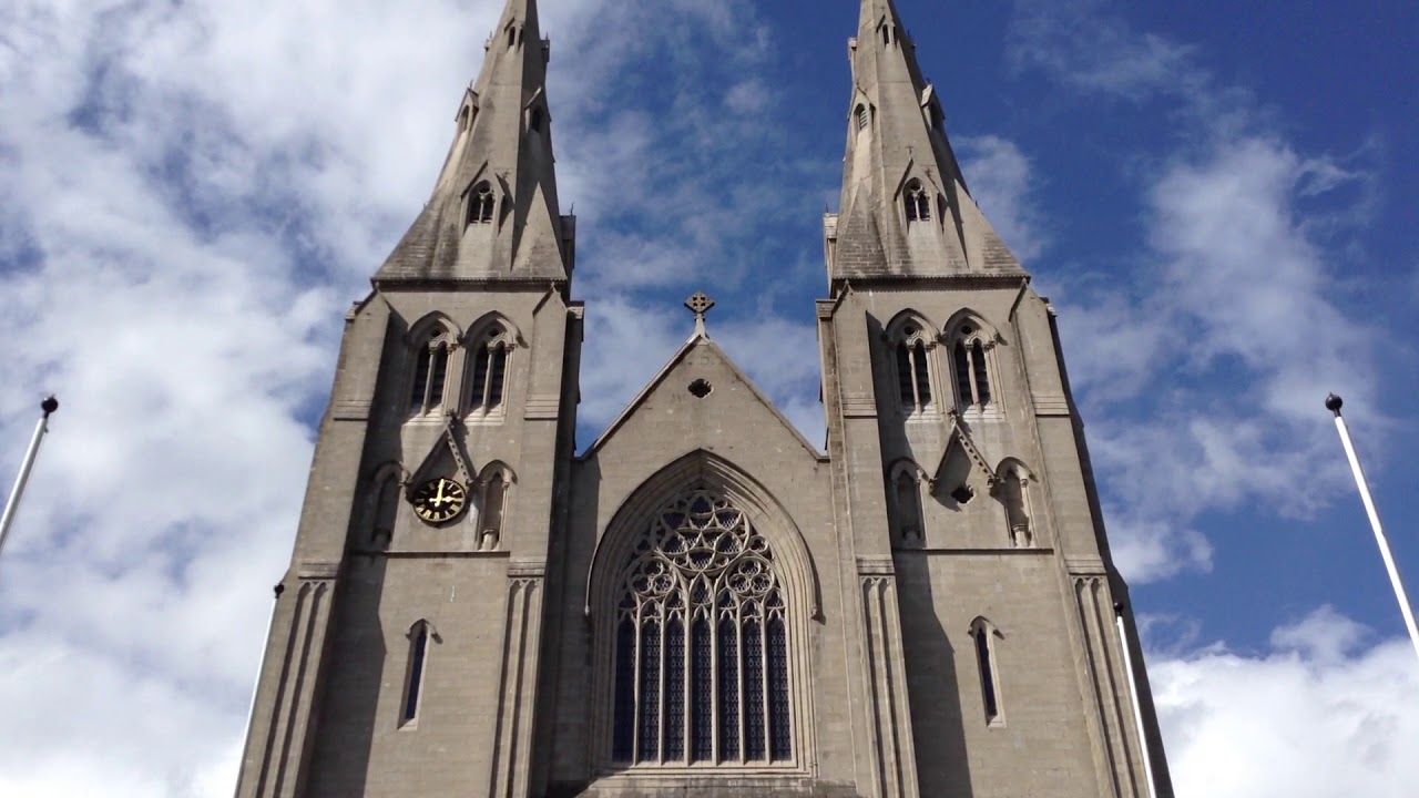 Armagh Catholic Cathedral clock chimes 3pm