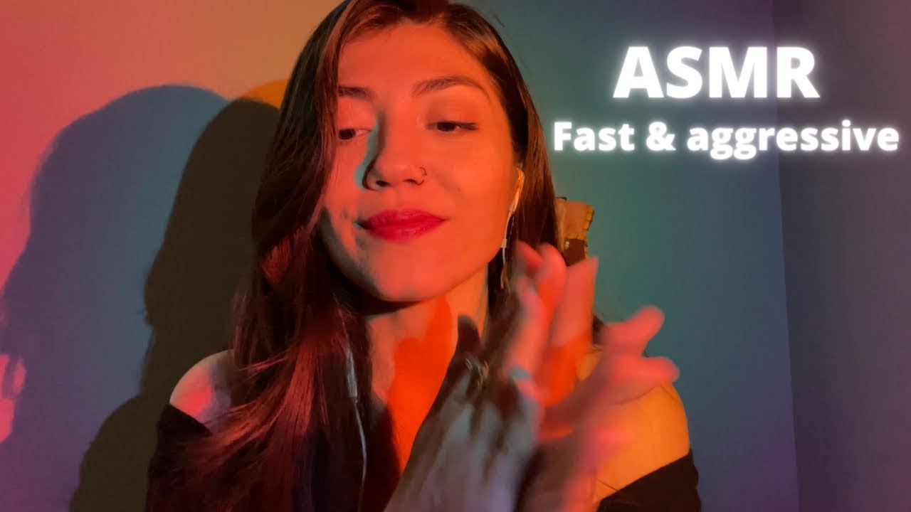 Fast & aggressive asmr trigger assortment ~ lots of unpredictable *tingly* triggers 💥