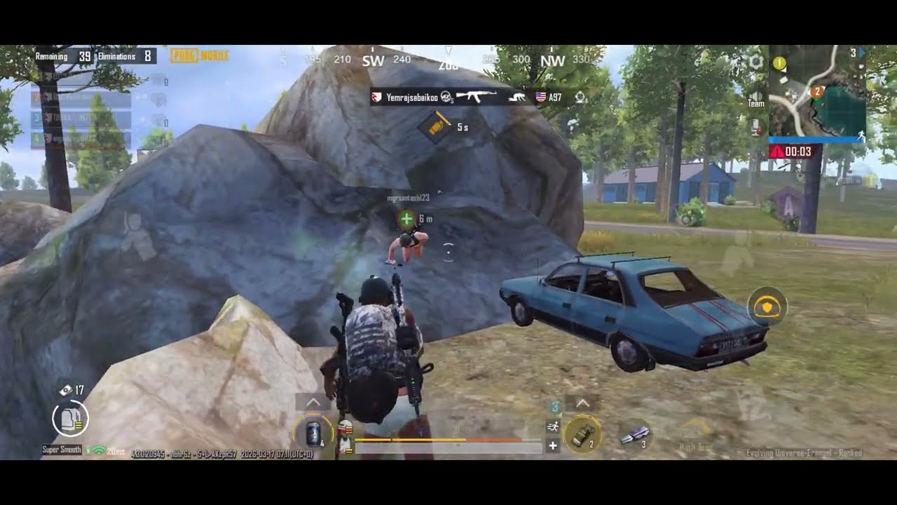 Omg! 🥵HARDEST GAMEPLAY | FULL RUSH 😈 Pubg mobile 