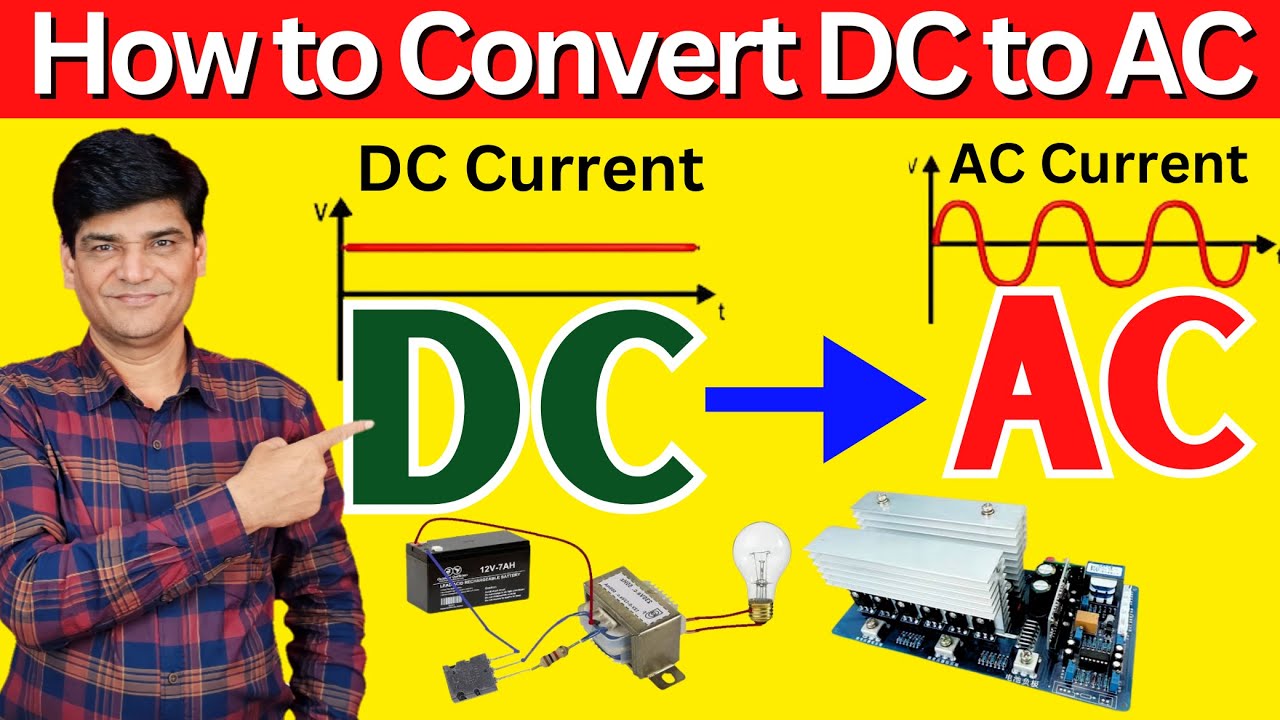 How to Convert DC to AC | DC Current | AC Current | Electricity | Bijli Bill | Inverter | Battery