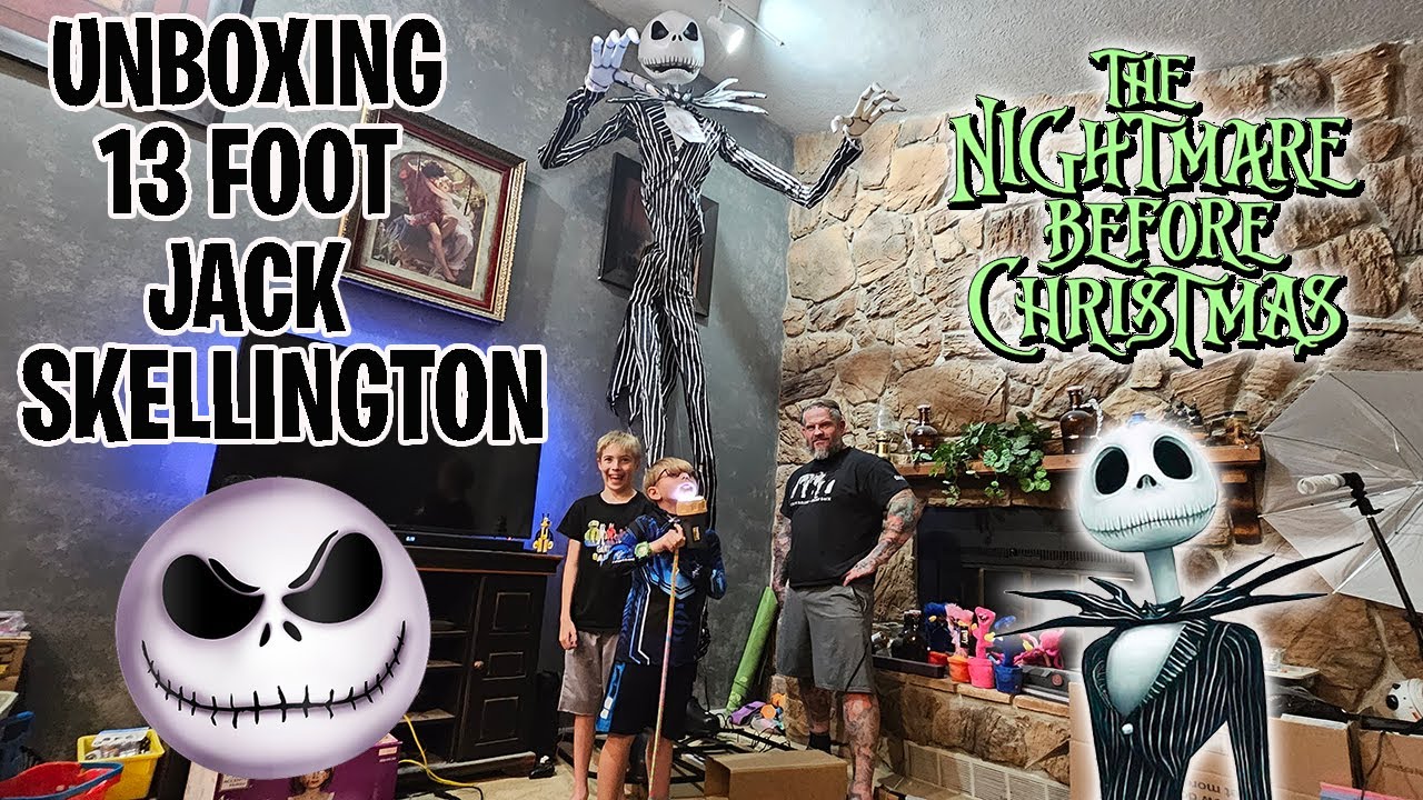 Unboxing New 13 Foot Jack Skellington Animatronic from Home Depot!