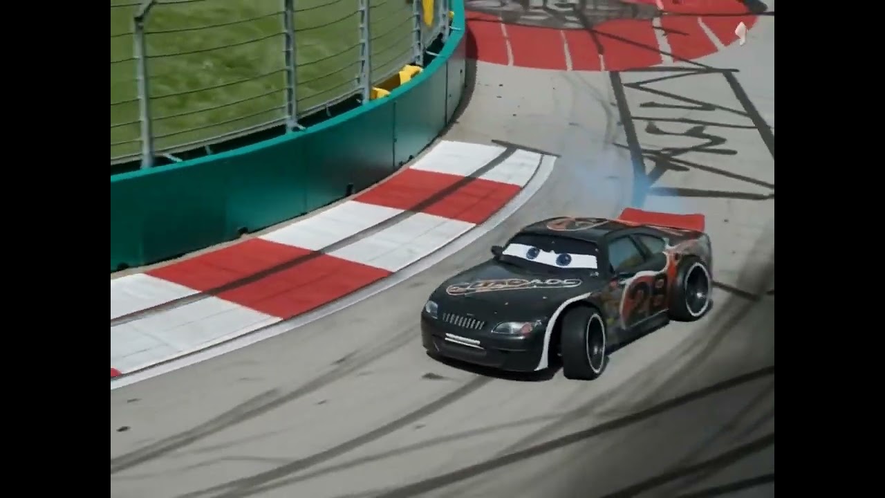 Piston Kupası Yarışçısı Alan Aiken Axler Drift Atıyor - Yapay Zekâ (Aİ)