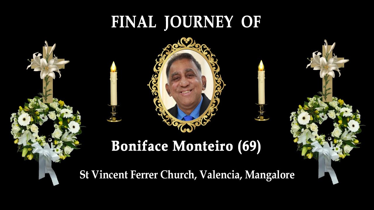 Final Journey of Boniface Monteiro (69) | St Vincent Ferrer Church, Valencia, Mangalore