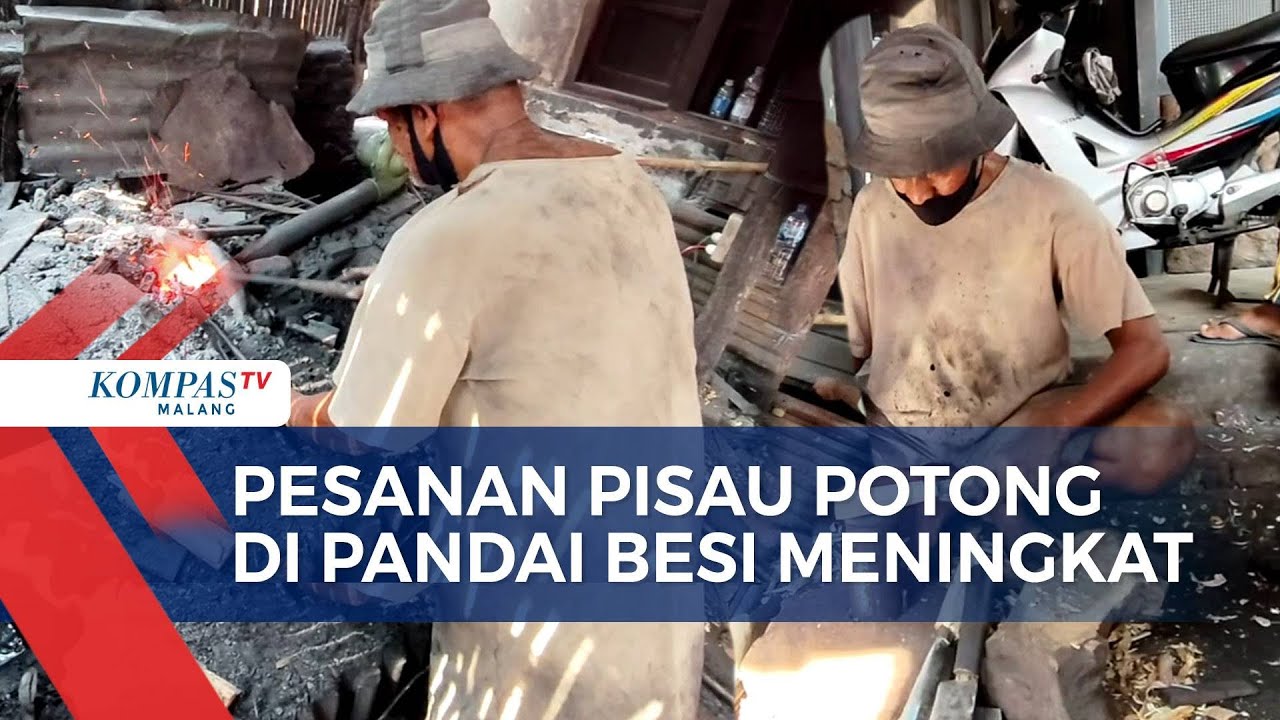 Jelang Idul Adha, Pandai Besi di Malang Kewalahan Layani Pesanan Pisau Potong