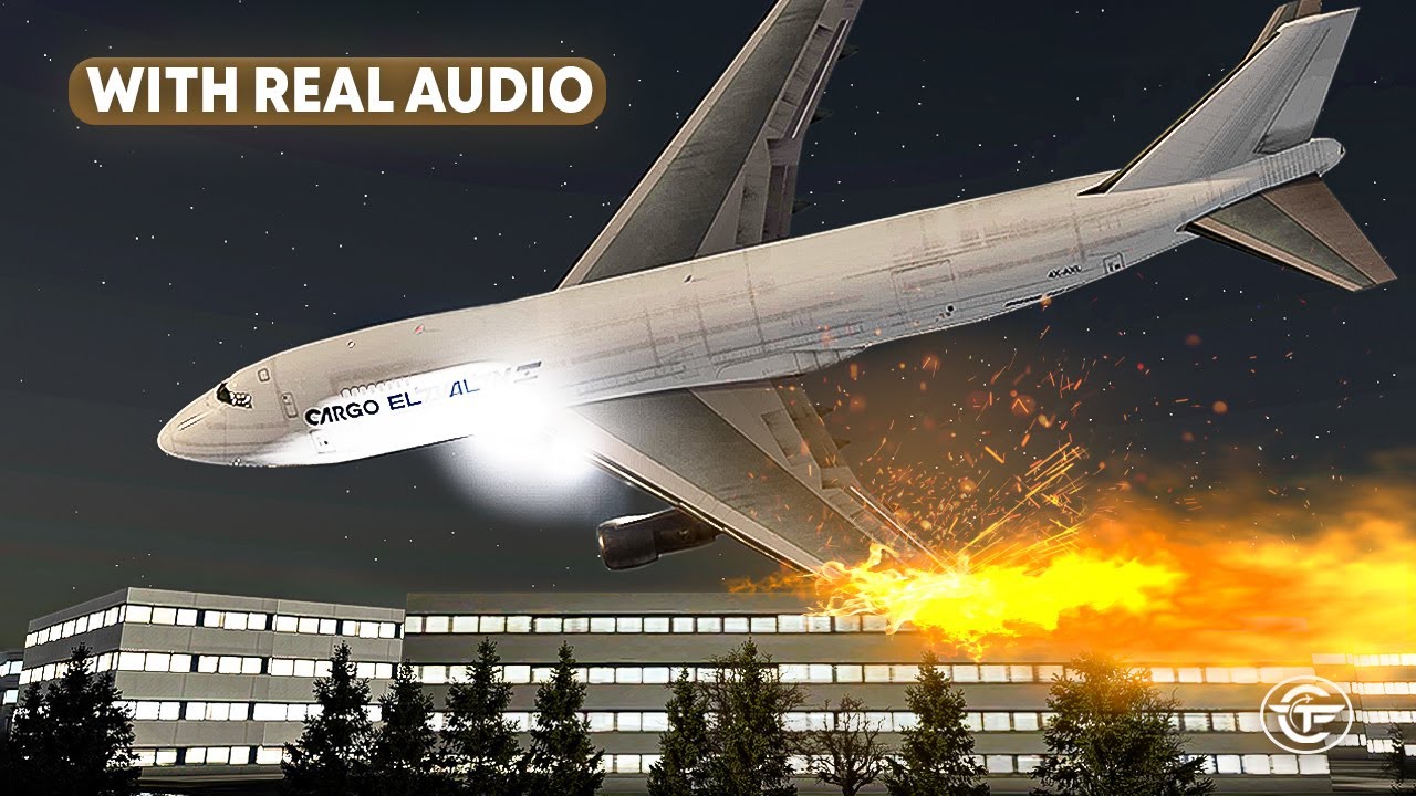 Boeing 747 Crashes Just After TakeOff in the Heart of Europe (With Real Audio)