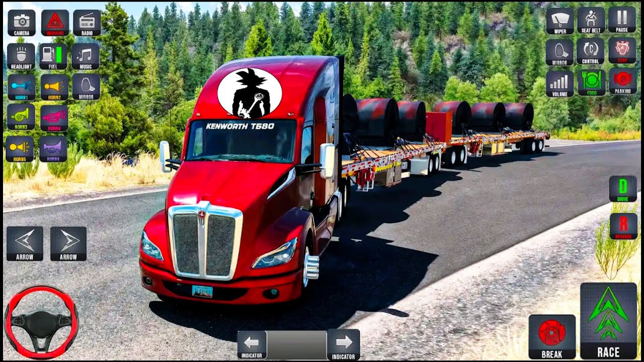 American Truck Cargo Games sim | Extreme Offroad Driving Challenge | Best Cargo Game 2025 