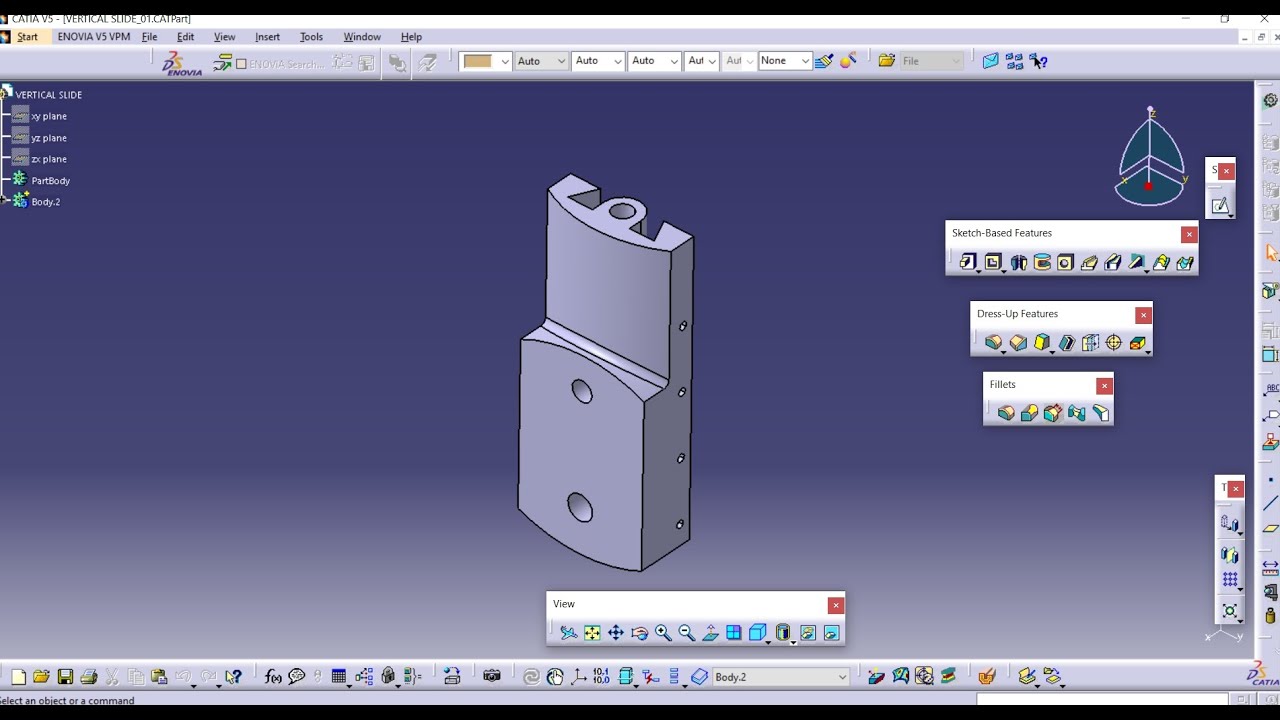 Shaper Tool Head Assembly | Vertical Slide | For Beginners