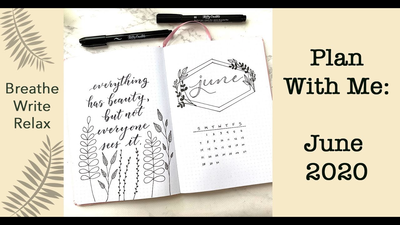 Plan with Me: June 2020