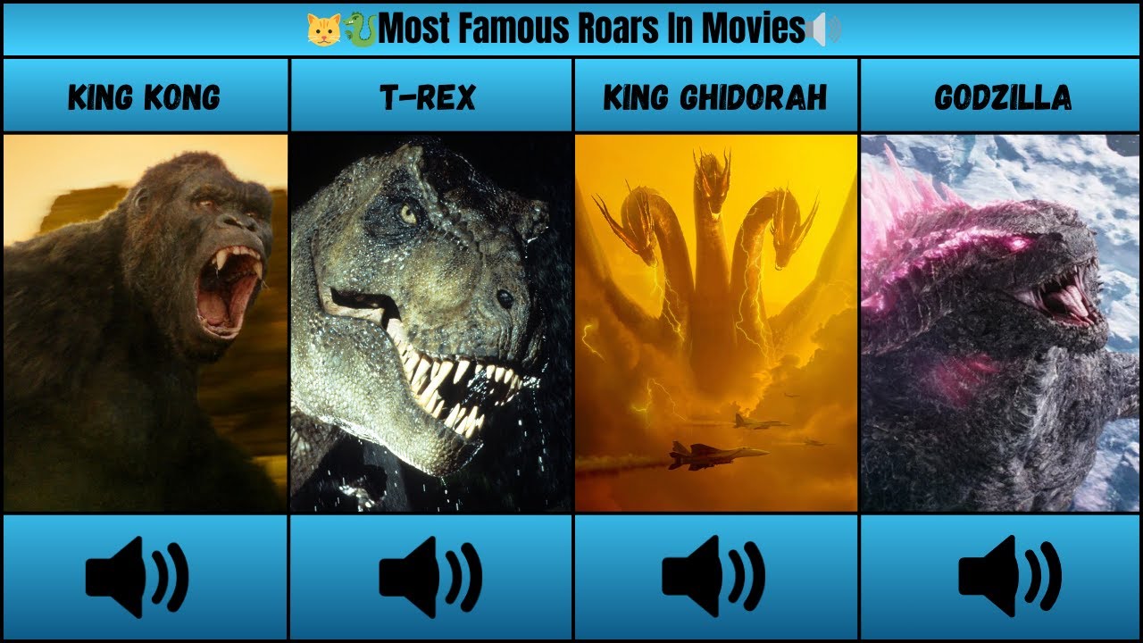 Most Famous Roars In Movies🐱‍🐉🔊
