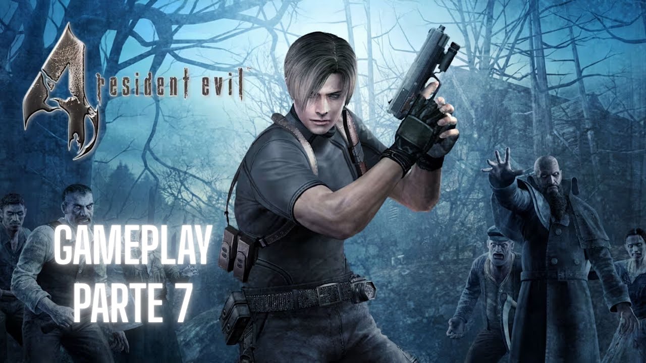 Gameplay de Resident Evil 4/parte 7 (Não sei quantas vezes eu morri nesta gameplay, kkkkk!).