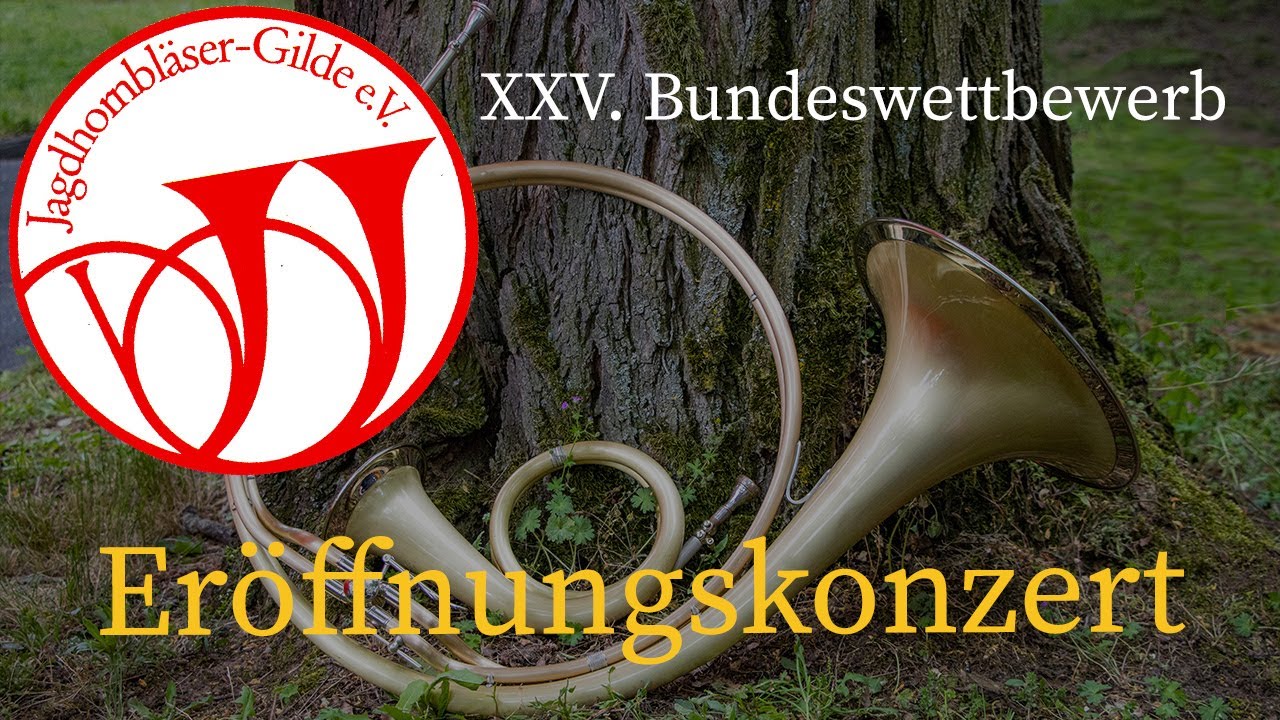 Eröffnungskonzert zum XXV. Bundeswettbewerb der reiterlichen Jagdhornbläser-Gilde e.V. am 18.05.2023