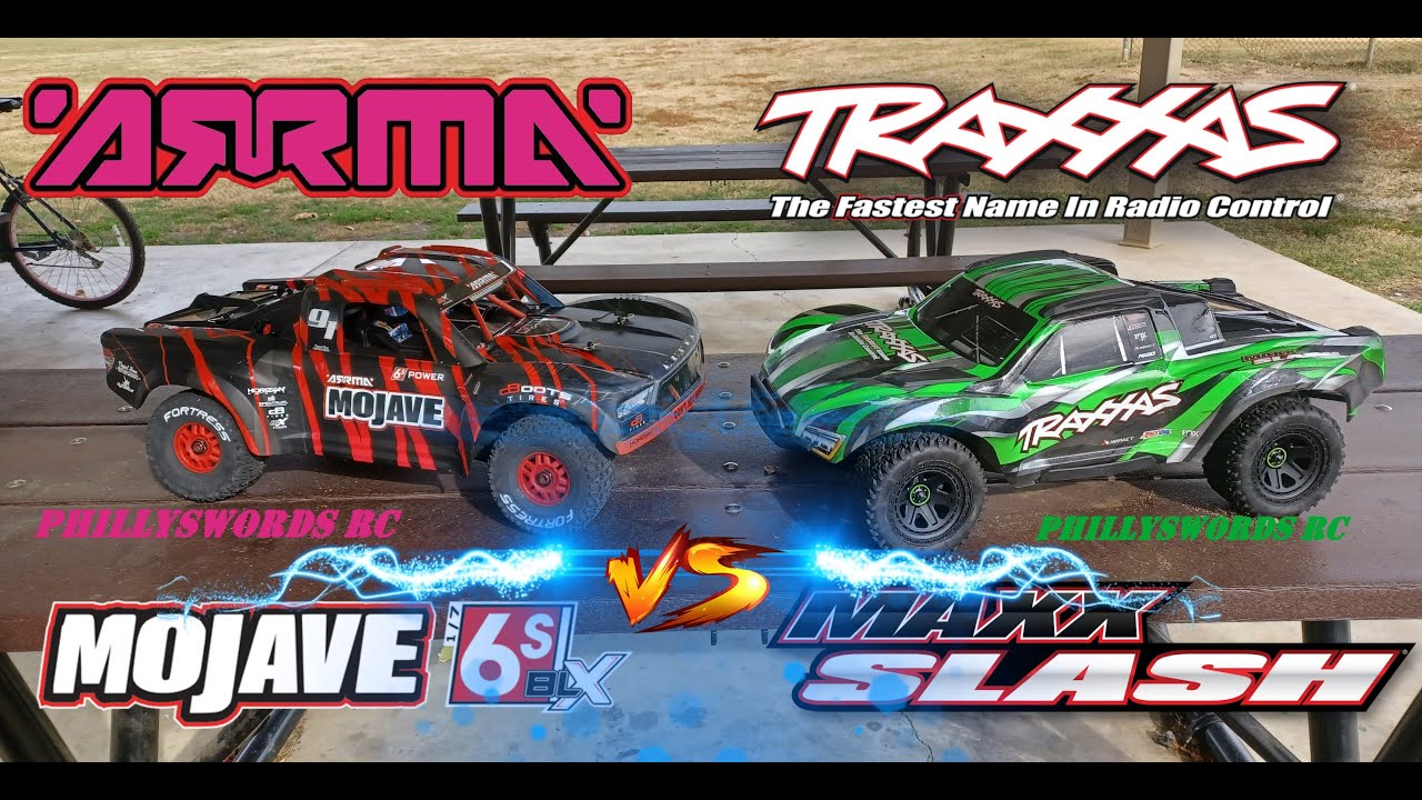 Arrma Mojave 6s vs Traxxas Maxx Slash 6s Round2