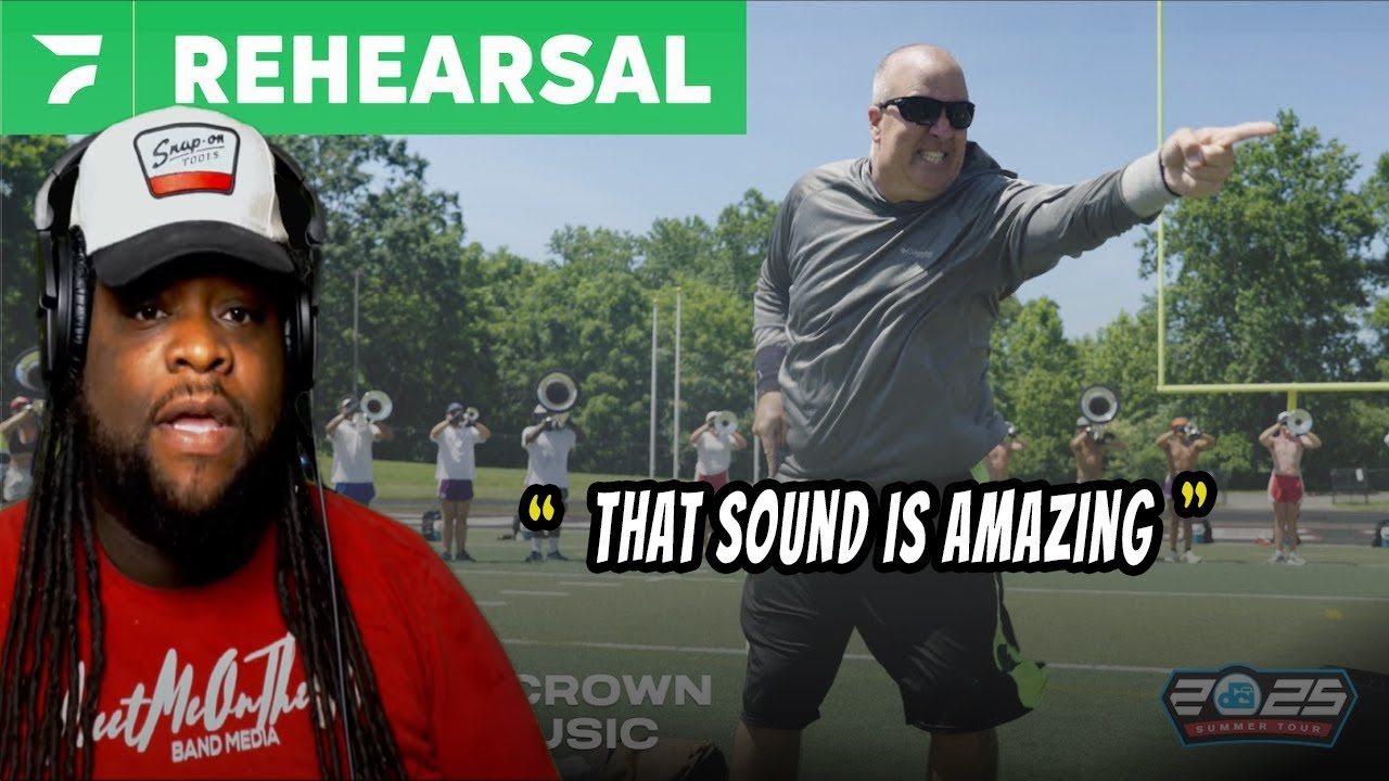 😱 HBCU Band Head SHOCKED by Carolina Crown 2025 Brass Tuning Sequence | DCI Reaction