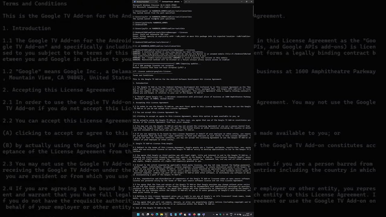 Android SDK Setup Without Android Studio  Full CLI Guide for Windows (2025)